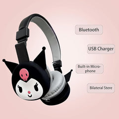 Foldable Cartoon Character Headphones