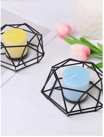 LuxeLight Aluminum Alloy Candle Holder