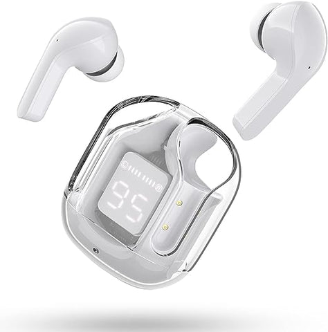 Crystal Sound Wireless Earbuds with LED Display