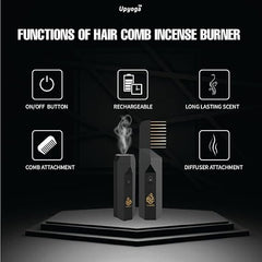 2 in 1 Hair Comb Incense Burner