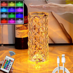 LED Crystal Table Lamp